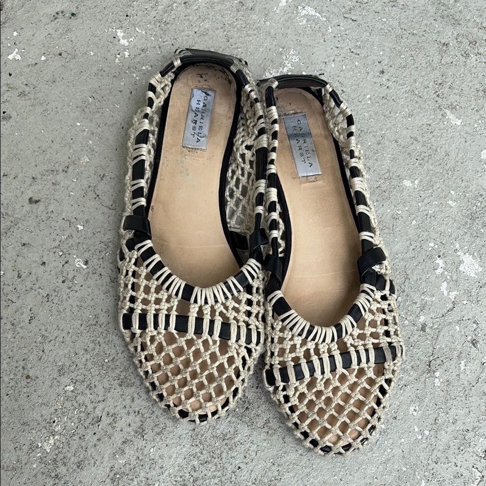 Gabriela Hearst Armar Crochet flats